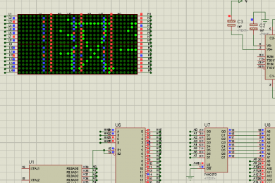 毕业设计-LED汉字显示与仿真