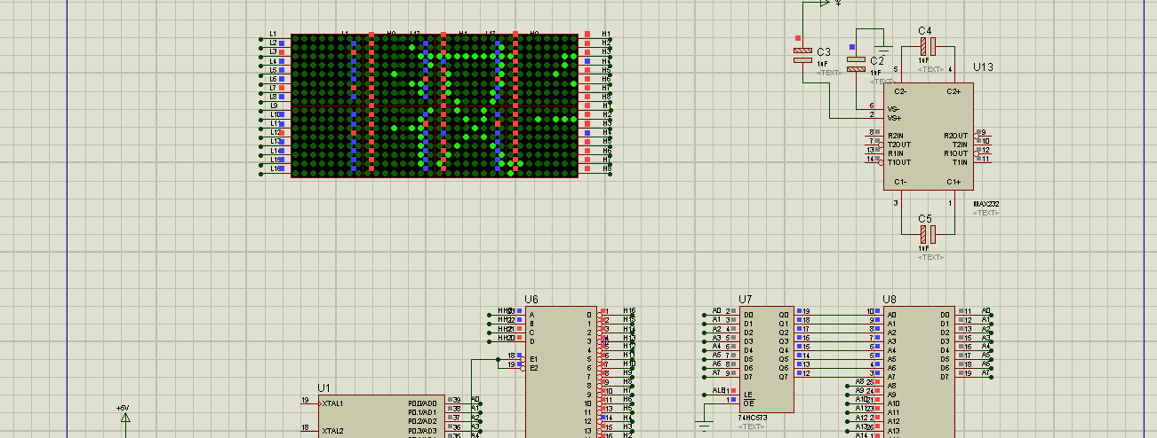 毕业设计-LED汉字显示与仿真